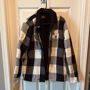 Hollister fleece lined flannel